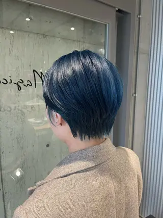 ショート カラー ヘアアレンジ 💥ボブ/艶髪/ 透明感カラー/陸人のヘアスタイル