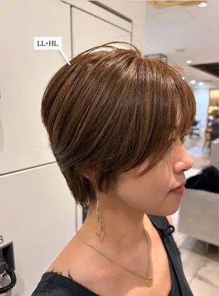 ショート 竹本 優莉那のヘアスタイル