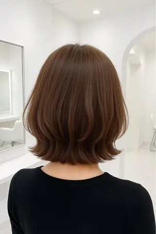 ミディアム 髪質改善×レイヤー 中村洋介のヘアスタイル