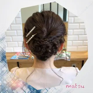 ヘアアレンジ MATSU 🌟個性派カラーのヘアスタイル