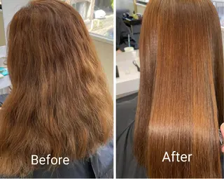 ロング カラー 髪質改善特化 ESSENCIAのヘアスタイル