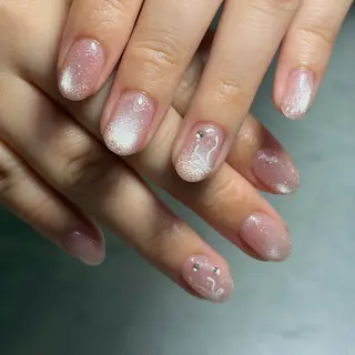 ネイル WHITE NAIL 鳳店NARUMIのネイルデザイン