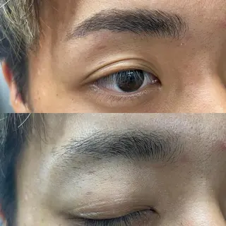 メンズ アイブロウ 亀井隆汰/メンズ専門 パーマ/フェード可のヘアスタイル