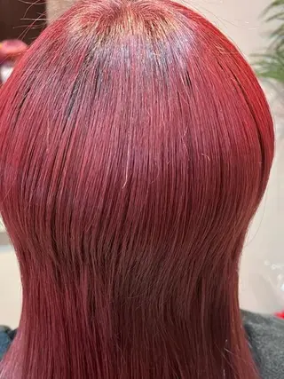 カラー 上原 嘉代子のヘアスタイル