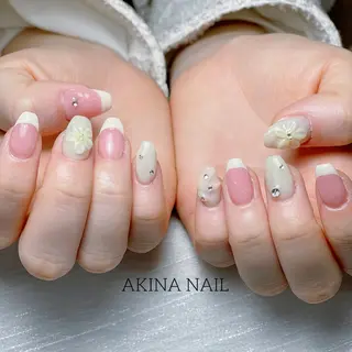 セミロング Akina Nail 亀戸のネイルデザイン