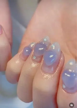 セミロング TAKAMATSU RINAのネイルデザイン