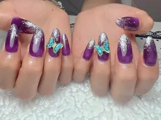 ネイル マジック ミラーのネイルデザイン