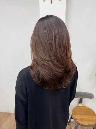セミロング 藤原航/艶髪 /日曜カットモデルのヘアスタイル