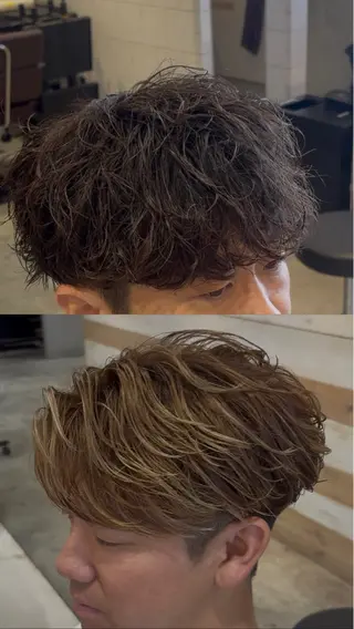 パーマ メンズ メンズ特化✂️阿世賀 隆太のヘアスタイル