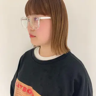 ミディアム kiyono ⭐︎ダブルカラーのヘアスタイル