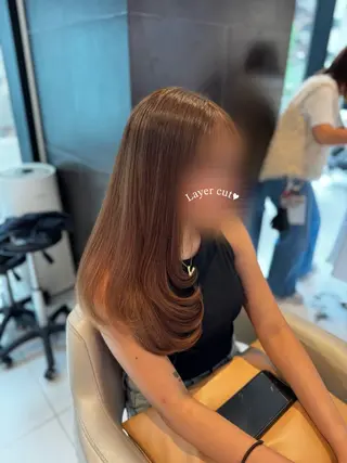 ロング 🤍たむら みなみ 銀座🤍のヘアスタイル