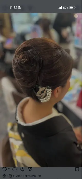 ロング とっぴ クオーレのヘアスタイル