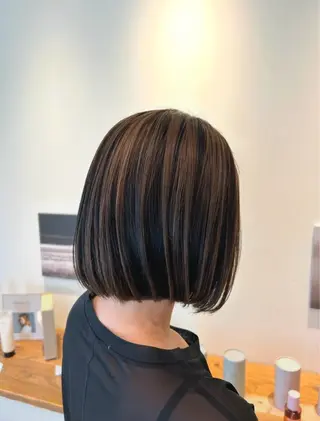 ミディアム emu minekoのヘアスタイル