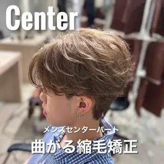 ショート パーマ メンズ 💠メンズ縮毛矯正 /パーマ💠林慶太のヘアスタイル