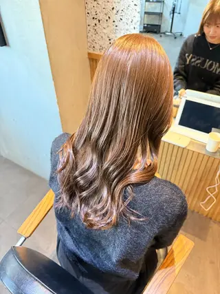 カラー Kurumi🌙韓国 レイヤー/艶感カラーのヘアスタイル
