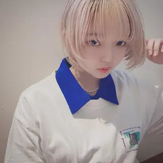 ショート カラー テトネ タカシのヘアスタイル