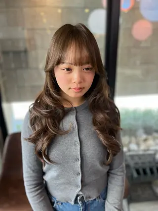ロング カラー haruka ♡レイヤー/透明感のヘアスタイル