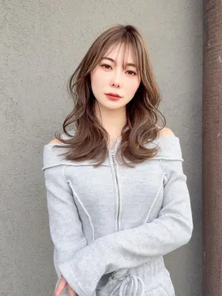 セミロング 似合わせ松本 容政のヘアスタイル