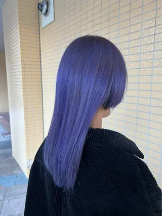 セミロング カラー 佐々木 政徳のヘアスタイル