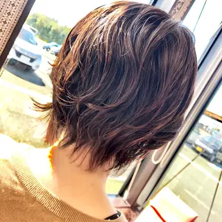 ショート パーマ 松永 果菜のヘアスタイル