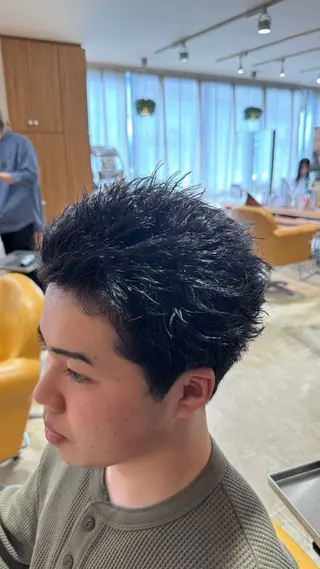 ショート パーマ RYOTA / 泉中央のヘアスタイル
