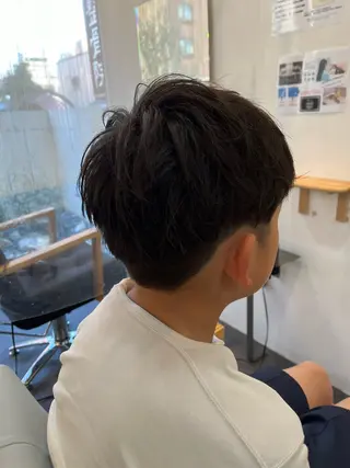 パーマ メンズ キッズ 橋野 来夢のヘアスタイル