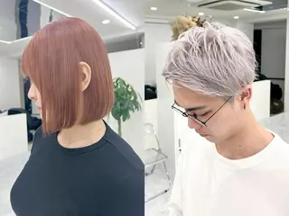 ショート ブリーチ🌈金崎 江坂駅横すぐのヘアスタイル