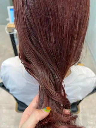 ロング カラー ヘアアレンジ サナ🌱 切りっぱなしボブのヘアスタイル