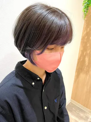 ショート カラー 工藤 惇のヘアスタイル