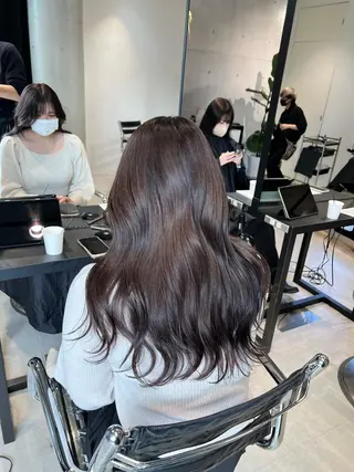 ロング カラー 赤みゼロ/透明感 カラー🌿KANTAのヘアスタイル