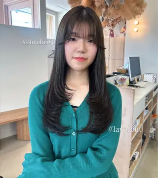 ロング vince gio 彩織のヘアスタイル