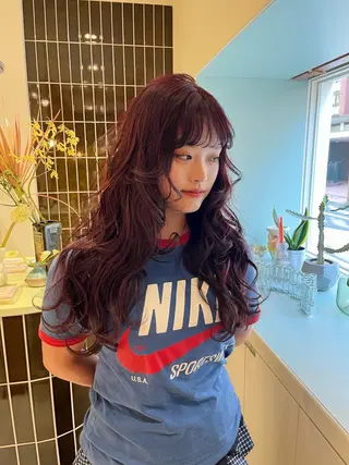ロング カラー ヘアセット🎀パーマ Tsubasaのヘアスタイル