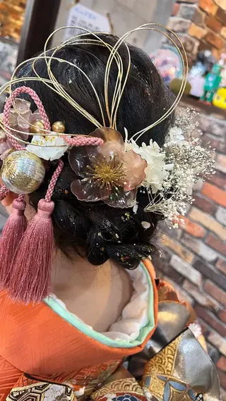 ミディアム higashi chiriのヘアスタイル