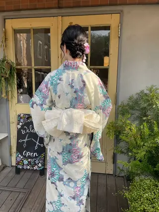 セミロング KURIA‪‪/ブリ ーチ/ダブルカラーのヘアスタイル