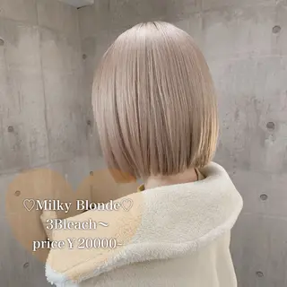 セミロング カラー 💕ブリーチ/ヘアメ 🎀YUUKAのその他イメージ