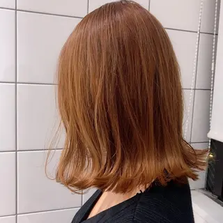 ミディアム 透明感♡グレージュ ♡ミルクティー♡のヘアスタイル