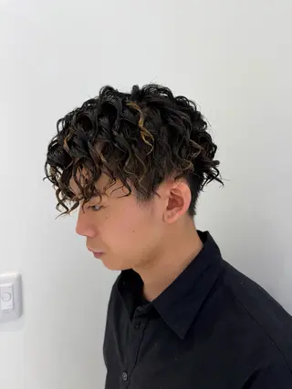 パーマ 常原悠希 メンズ特化のヘアスタイル