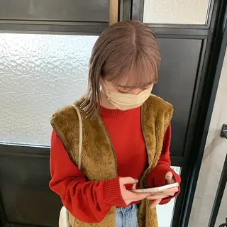 ショート カラー 本間 結衣のヘアスタイル