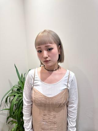 カラー Lantana 前野心結のヘアスタイル