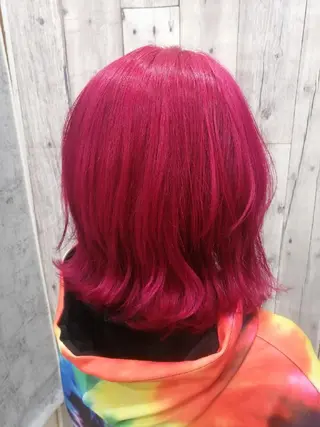 ミディアム カラー sato shoheiのヘアスタイル