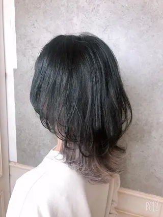 ミディアム デザインカラー🎨 下北沢 / 磯部のヘアスタイル