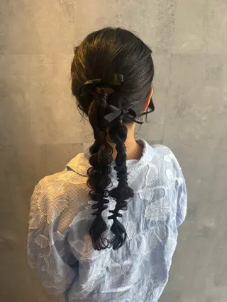 ロング ヘアアレンジ 【haar】 Hadukiのヘアスタイル