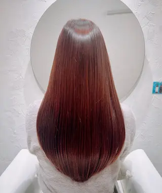 ロング 髪質改善✨ストレート オグ✂️/ショートのヘアスタイル