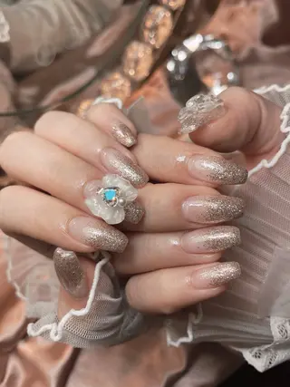 ネイル 24時まで❤︎韓国、 ワンホンネイルのネイルデザイン