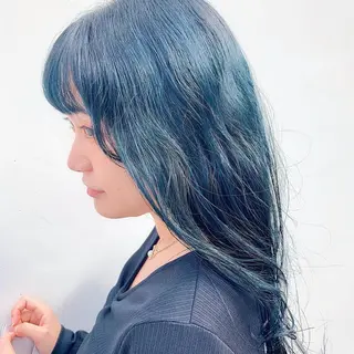 ミディアム カラー 中川 竜誠のヘアスタイル