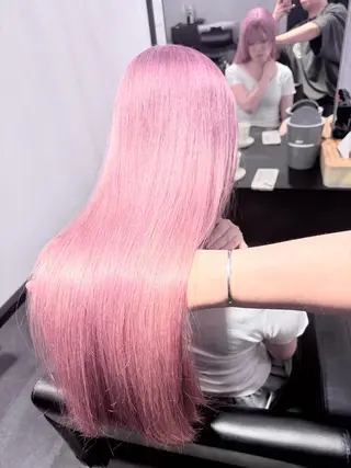 ロング パーソナルカラー診断 ホワイトカラー美座尊のヘアスタイル