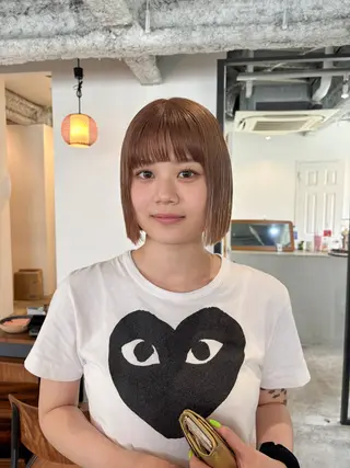 ミディアム カラー Takuma Suzuki中目黒のヘアスタイル
