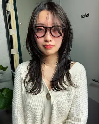 ロング ハッシュカット カシマハヤトのヘアスタイル