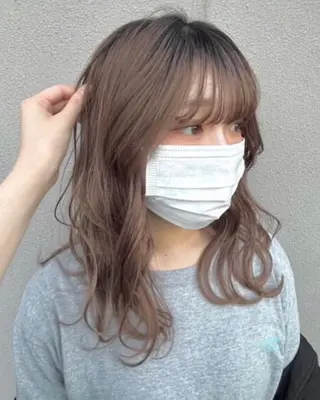 セミロング カラー ヘアアレンジ 原宿/韓国ボブ /くびれボブ/優希のヘアスタイル