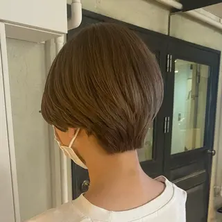 ショート カラー ヘアアレンジ 🫧ハイトーン×艶 カラー🫧 Rionのヘアスタイル
